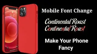 How to Change Font Style in Android Phone | Mobile Font Style Change App
