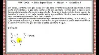 UFRJ 2008 FIS P1 Q5