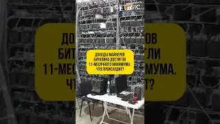 Доходы майнеров биткоина достигли 11-месячного минимума. Что происходит? 