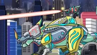 Dino Robot Styracosaurus Game