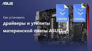 How to install drivers and utilities for an ASUS motherboard?