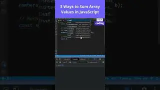 3 Ways to Sum Array Values in JavaScript 