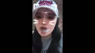 Korean girl smoking spitting hocking 20