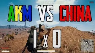 GAMEPLAY PUBG - AKM vs China