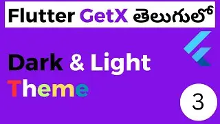 How to implement Dark Light Theme || Flutter Getx Tutorials For beginners #3