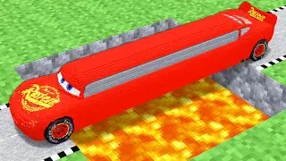 LONG CARS vs MINECRAFT WORLD in Teardown