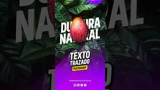 Efecto de texto en trazado con Photoshop