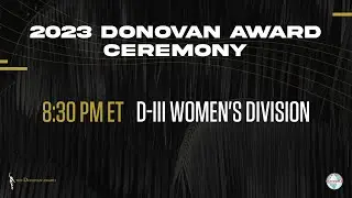 2023 Women's Donovan Award Ceremony