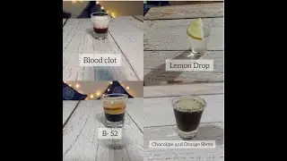 Four simple shooters to try at home | Four best and simple shooters | The Mixologist