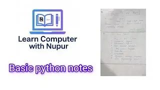Basic Python Notes 