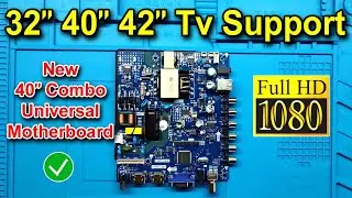 Universal Board Installation Process In Led Tv || Combo Motherboard Installation || T.R67.801