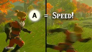 Breath of the Wild But EVERY TIME I press A Link MOVES FASTER!