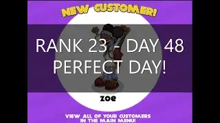 Papa's Wingeria - Rank 23 Zoe + Perfect Day!