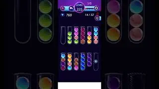solution ball colors sorting game challenge level 335