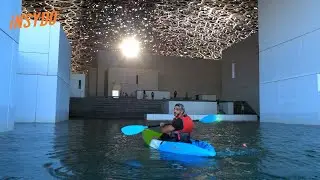 You Can Actually Go Kayaking at the Louvre Abu Dhabi