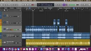 Tutorial Cómo Unir Varios Clips de Audio en uno Solo en Logic Pro X | CLIP COMBINADO DE AUDIO.