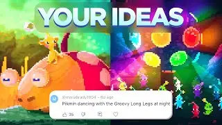 Bringing YOUR IDEAS to LIFE! | Pikmin 4 PIXEL ILLUSTRATIONS