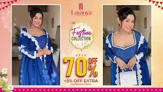 Lavanya the label biggest sale of the season festive season sale is live on our website 🪷🔗🔗