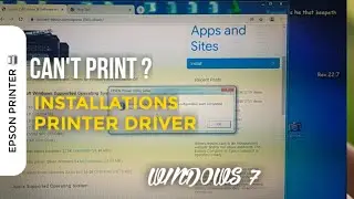 Download and Installations Printer Driver Window 7 PC