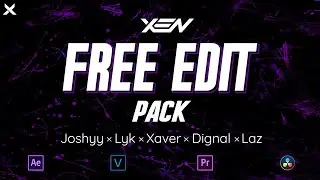 BEST FREE Editing Pack - After Effects, Premiere Pro, Vegas, & Davinci (Joshyy, Lyk, Xaver & Dignal)