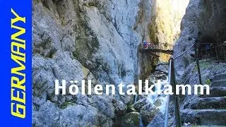 Höllentalklamm is a unique natural spectacle in the Alps.