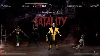 Mortal Kombat Defenders Of The Earth Scorpion mk1 Playthrough