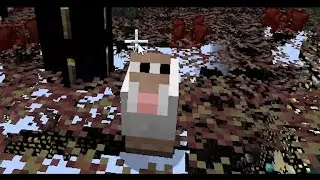 Minecraft, but the textures are RANDOM. Surviving the Night! (#1)