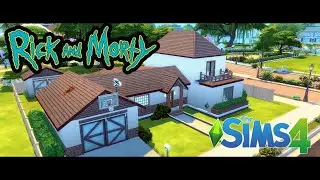 I Built The House From Rick And Morty in The Sims 4!