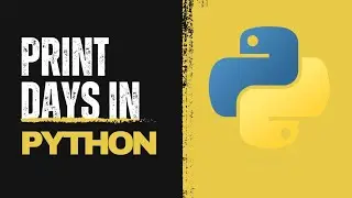 Print day name in python | switch case in python | python programming |