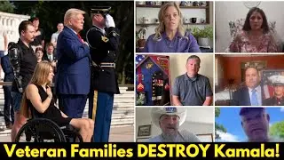 Kamala Harris DESTROYED by Gold Star Families for Arlington Cemetery Comments