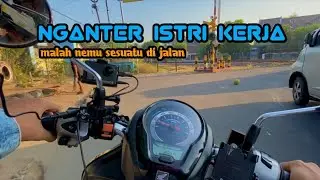 Otw nganter istri kerja ke Desa Bakur malah dapat sesuatu di jalan | Motovlog