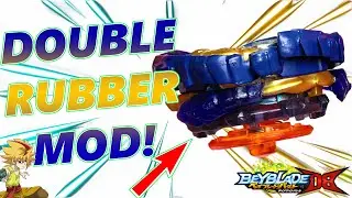 THE ULTIMATE DOUBLE RUBBER FAFNIR MOD! | Beyblade Burst Dynamite