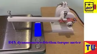 DIY dynamometer (friction torque meter) using 3D printer