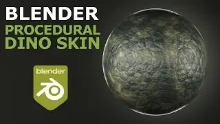 Make Dinosaur Skin Material | Blender Tutorial