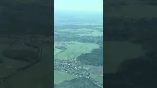 Заход на посадку в Кирове , полоса 21