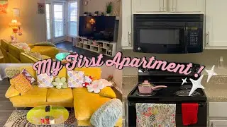 My Experience Moving Out at 21! Apartment Tour + Rent & Furniture Costs (TX)
