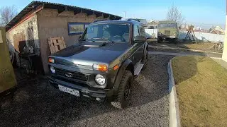 LADA 4x4 Niva Bronto / Installation of mudguards