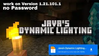 Minecraft new java dynamic lighting | how to install java dynamic lighting 🔥 