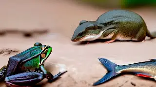 This mouse eats frogs and fish! The poisonous Kutora – all inhabitants of rivers and lakes are af...