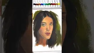 Краски или графика? #art #арт #drawing #рисунок #sketch #artist #portrait #artwork #skethbook