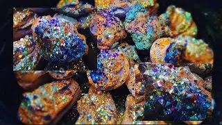 Glittery Gymchalk Rock Reforms ASMR Crush! #gymchalk #asmr #fypシ #oddlysatisfying
