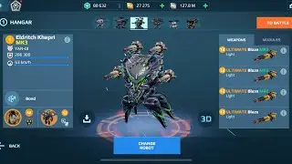 Khepri with Ultimate Flame | War Robots Gameplay