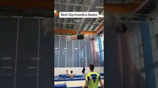 COACH SAVES GYMNAST🫣😳 