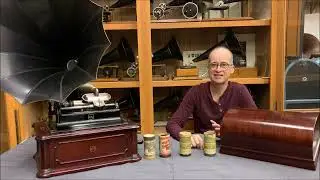 US Phonograph Company Opera Cylinder Record Player
