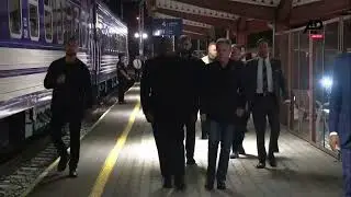 Blinken and UK counterpart Lammy board train in Poland ahead of Ukraine visit