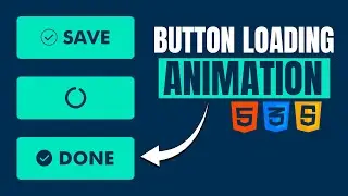 Cómo crear un BOTON de Carga Web (Button Loader Spinner) con Animaciones CSS3 y JavaScript
