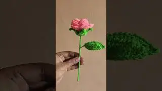 crochet rose. DM me on instagram to order #shorts #trending #viralvideo