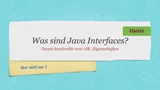 #10 Java Tutorial: Interfaces #neue Version