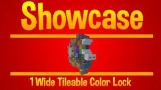 Minecraft - 1 Wide Tileable Color Lock ft. SnorlaxBR