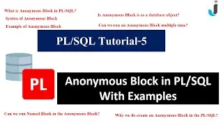 Oracle PL/SQL Tutorial 5:- Anonymous Block in PL/SQL with Examples in Hindi || Javainhand Tutorial